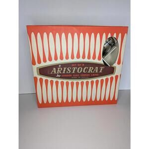 Vintage Aristocrat By Dominion Set of 8 24k Gold Tumbler Glasses